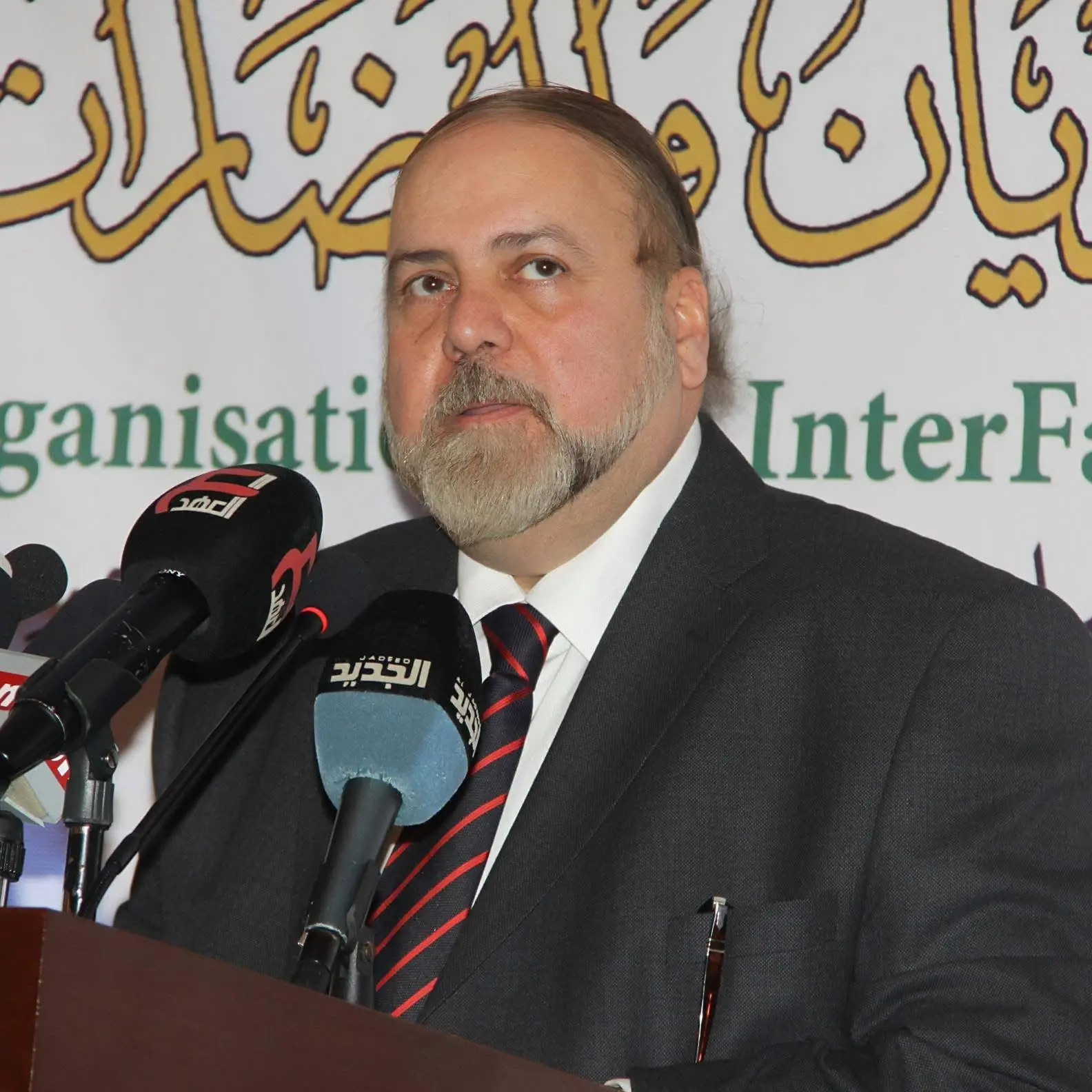 A TBOU representative speaking at an event